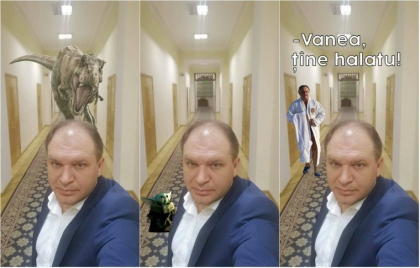 Meme-uri cu Ion Ceban, dupa ce acesta la ora tarzie si-a facut selfie pe holurile primariei si l-a publicat pe internet: „Ce facem? Muncim” - GALERIE FOTO