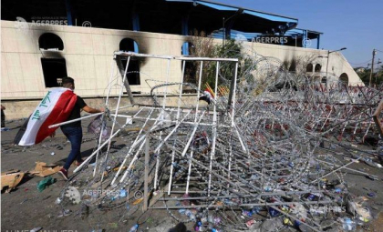 Zona Verde si o baza cu soldati americani, vizate aproape simultan de atacuri cu obuze si rachete in Irak