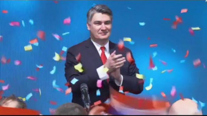 Social-democratul Zoran Milanovici a castigat alegerile prezidentiale din Croatia