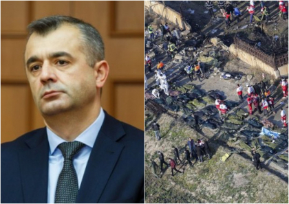 Prim-ministrul RM, Ion Chicu, comenteaza catastrofa aviatica din Teheran unde sute de oameni din sapte tari si-au pierdut viata