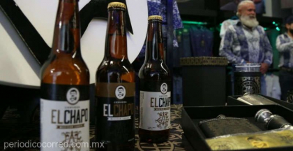 O bere cu efigia traficantului de droguri El Chapo, prezentata la un salon international de moda O bere cu efigia traficantului de droguri El Chapo, prezentata la un salon international de moda