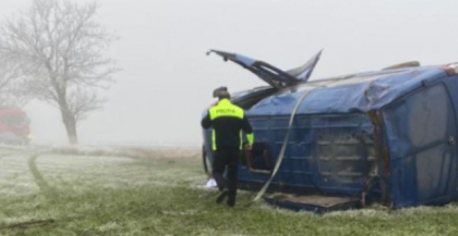Accident grav in Constanta. Cel putin 2 oameni au murit, dupa ce un microbuz s-a rasturnat