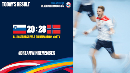 Nationala de handbal masculin a Norvegiei a castigat medalia de bronz la Campionatul European Nationala de handbal masculin a Norvegiei a castigat medalia de bronz la Campionatul European