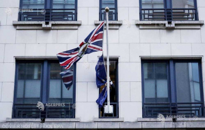 Britanicii au retras drapelul UE de pe sediul reprezentantei lor la Bruxelles