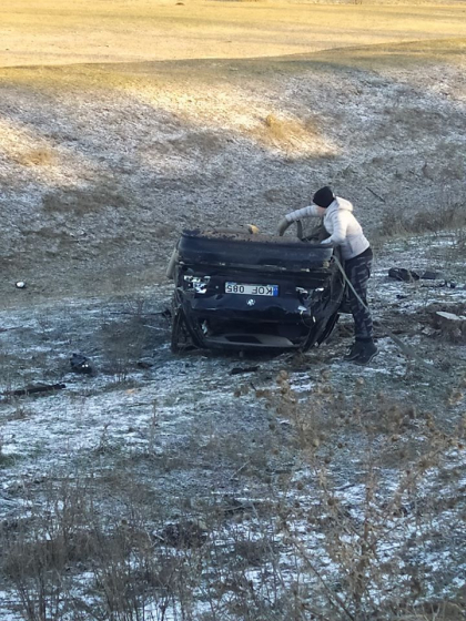 Detalii despre accidentul de pe soseaua Cimislia-Causeni unde un BMW s-a rasturnat si a ajuns intr-un sant. Ce spune politia