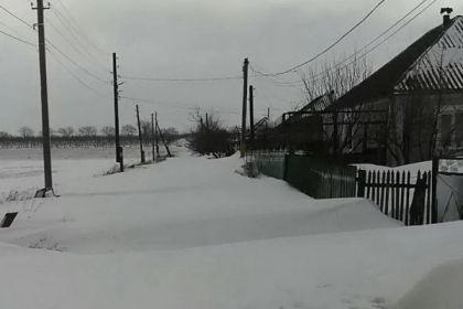 A nins abundent la Vulcanesti. Stratul de zapada a depasit un metru - GALERIE FOTO