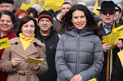 Candidata PAS pentru circumscriptia nr.38 Hancesti, Olesea Stamate, s-a lansat in campania electorala - FOTO