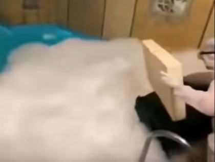 Dezastru cu gheata carbonica in piscina. Trei oameni au murit la petrecerea unei vedete de pe Instagram, in Rusia - FOTO