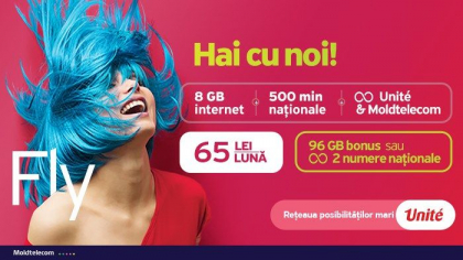 Hai cu noi! Alege noile abonamente Fly de la Unite si bucura-te de dublu trafic internet mobil sau numere favorite nationale 