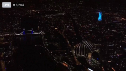 LIVE ACUM: Londra, luminata in albastru ca omagiu pentru personalul medical. Peste 100 de decese in Marea Britanie din cauza coronavirusului in ultimele 24 de ore