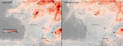 Coronavirus: Masurile de izolare ofera oraselor din Europa un aer mai curat