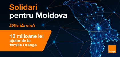 #Solidari pentru Moldova: 10 milioane de lei ajutor din partea familiei ORANGE #Solidari pentru Moldova: 10 milioane de lei ajutor din partea familiei ORANGE