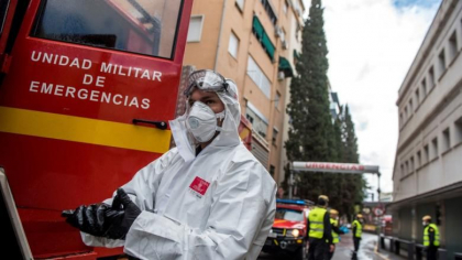 Nou record de decese in Spania din cauza coronavirusului: 849 de oameni au murit in 24 de ore