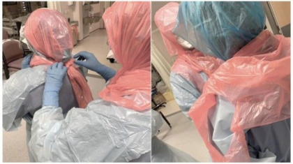 Criza de materiale de protectie la unele spitale din UK. Medicii folosesc pungi de gunoi Criza de materiale de protectie la unele spitale din UK. Medicii folosesc pungi de gunoi