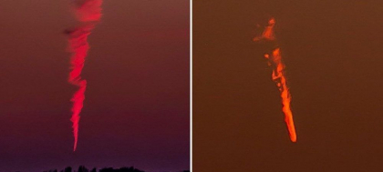 Marea Britanie. Un obiect misterios a ars pe cer timp de 20 de minute. Imaginile surprinse de un barbat - GALERIE FOTO