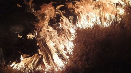 Incendiu pe soseaua Balcani. Ce spun pompierii - FOTO