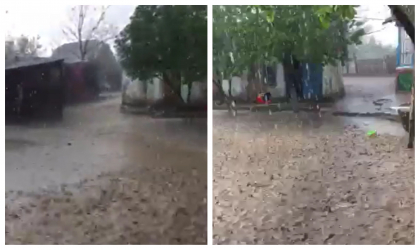In raionul Leova a plouat cu galeata - VIDEO In raionul Leova a plouat cu galeata - VIDEO