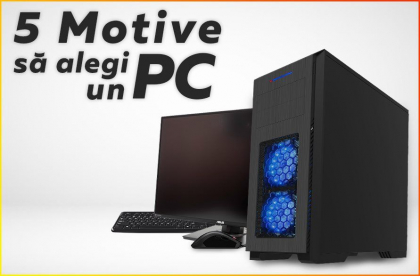 Desktop PC versus laptop? Iata 5 motive de ce ar trebui sa alegi un PC Desktop PC versus laptop? Iata 5 motive de ce ar trebui sa alegi un PC