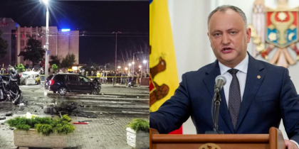 Igor Dodon comenteaza tragicul accident din centrul capitalei: "Depasirea vitezei este cauza principala a accidentelor rutiere din Moldova. Eu, in calitate de sef al statului, intentionez sa iau aceasta situatie sub control propriu"
