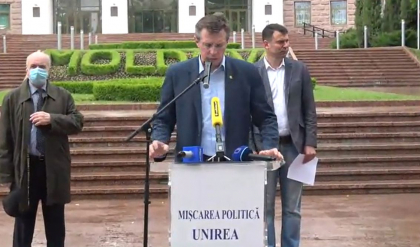 Miscarea Politica "Unirea" cere demiterea actualului Guvern, debarcarea actualului regim si revenirea la normalitate a RM - VIDEO