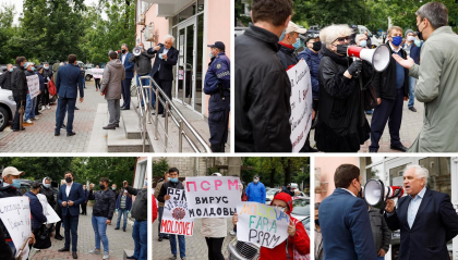 Protest la toate sediile PSRM din tara. Simpatizantii partidului SOR cer demisia lui Igor Dodon si Ion Chicu - GALERIE FOTO/ VIDEO Protest la toate sediile PSRM din tara. Simpatizantii partidului SOR cer demisia lui Igor Dodon si Ion Chicu - GALERIE FOTO/ VIDEO