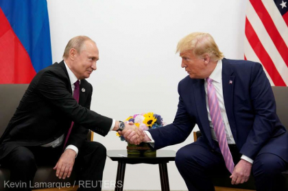 Presedintele Donald Trump a discutat telefonic cu omologul rus Vladimir Putin despre noul format al G7 Presedintele Donald Trump a discutat telefonic cu omologul rus Vladimir Putin despre noul format al G7