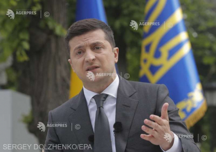 Presedintele Ucrainei risca o amenda pentru incalcarea restrictiilor antiepidemice dupa ce a fost fotografiat intr-o cafenea