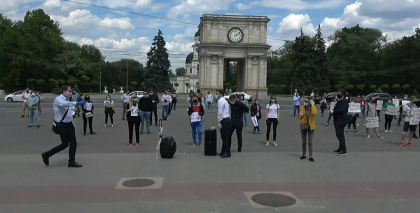 Reprezentantii HoReCa protesteaza din nou in centrul capitalei Reprezentantii HoReCa protesteaza din nou in centrul capitalei