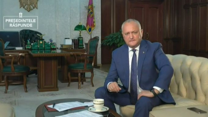 Igor Dodon: "Nu exista nicio varianta in actualul parlament, ca cineva sa faca ceva fara socialisti" 