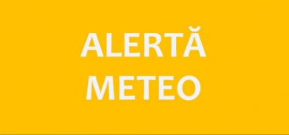 Alerta meteo. Cod galben, emis de meteorologi - FOTO