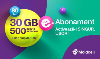 Moldcell lanseaza e-Abonament, pe care il activezi singur. Usor. Moldcell lanseaza e-Abonament, pe care il activezi singur. Usor.