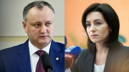 Igor Dodon sau Maia Sandu? Cine ar castiga, daca duminica viitoare s-ar organiza alegeri pentru functia de presedunte al RM - SONDAJ