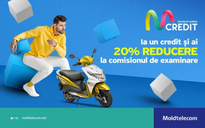 Cu MCredit poti obtine un credit in doar 10 minute in orice filiala Moldtelecom Cu MCredit poti obtine un credit in doar 10 minute in orice filiala Moldtelecom