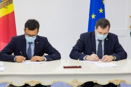Republica Moldova si Uniunea Europeana au semnat Acordul de imprumut in valoare de 100 milioane euro