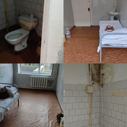 Imagini revoltatoare de la Spitalul din Balti. In ce conditii sunt nevoiti sa stea pacientii suspecti la Covid - 19 - FOTO