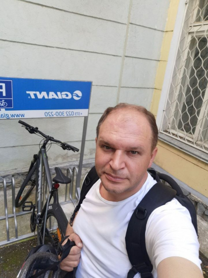 Ion Ceban se lauda pe internet ca s-a dus la munca nu cu masina, dar cu bicicleta: "Nu a fost foarte complicat" - FOTO