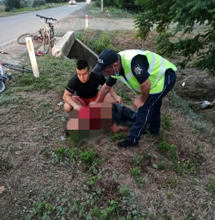 Barbat salvat de la inec de doi politisti. Cum s-a intamplat totul - FOTO