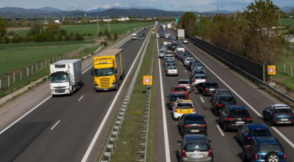Autostrada spre Grecia, blocata de protestatari in Bulgaria. Restrictii severe de trafic