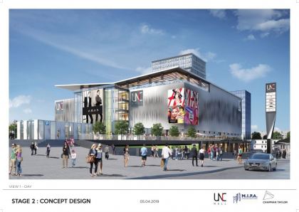 Cum va arata scuarul din fata Centrului Comercial Unic dupa renovare