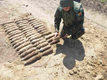 Peste 120 de obiecte explozive au fost neutralizate de catre genistii Armatei Nationale in luna iulie curent - FOTO