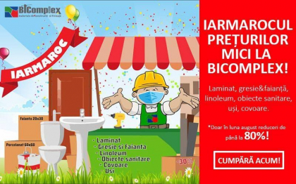 Iarmarocul preturilor mici incepe la Bicomplex, reduceri de pina la -80%!