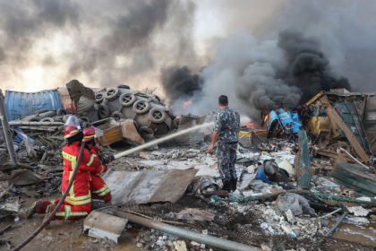 Imagini terifiante de la locul exploziei din portul Beirut. Spitalele din Beirut nu fac fata ranitilor - GALERIE FOTO Imagini terifiante de la locul exploziei din portul Beirut. Spitalele din Beirut nu fac fata ranitilor - GALERIE FOTO