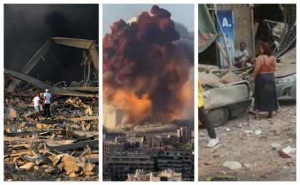 Zeci de morti si peste 2.500 de raniti in urma exploziei din Beirut. Liderii mondiali isi ofera suportul pentru Liban Zeci de morti si peste 2.500 de raniti in urma exploziei din Beirut. Liderii mondiali isi ofera suportul pentru Liban