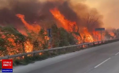 Incendiu de vegetatie devastator pe Coasta de Azur. Peste 2.700 de persoane evacuate Incendiu de vegetatie devastator pe Coasta de Azur. Peste 2.700 de persoane evacuate