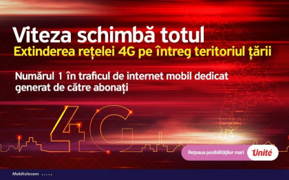 Moldtelecom va mari de patru ori acoperirea retelei LTE 4G in tara pana la sfarsitul anului 2020 Moldtelecom va mari de patru ori acoperirea retelei LTE 4G in tara pana la sfarsitul anului 2020