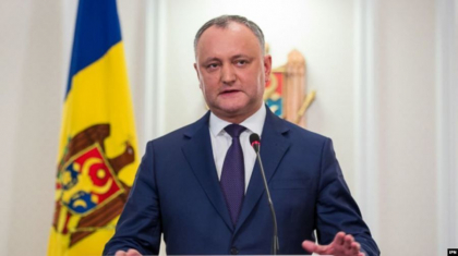 LIVE. Igor Dodon face declaratii de presa dupa sedinta Consiliului Suprem de Securitate