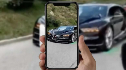 Accident rutier cu pagube de 3 milioane de euro: s-au ciocnit un Bugatti si un Porsche