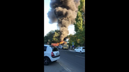 Detalii despre incendiul de la Bubuieci, unde a ars un restaurant
