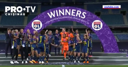 Olympique Lyon este de neoprit in Liga Campionilor la fotbal feminin. Formatia franceza a castigat pentru a cincea oara la rand trofeul inter-cluburi