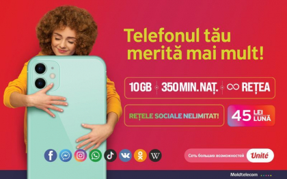 Treci la Unite! La doar 45 de lei - ai 10 GB lunar si nelimitat pe retelele sociale! Treci la Unite! La doar 45 de lei - ai 10 GB lunar si nelimitat pe retelele sociale!